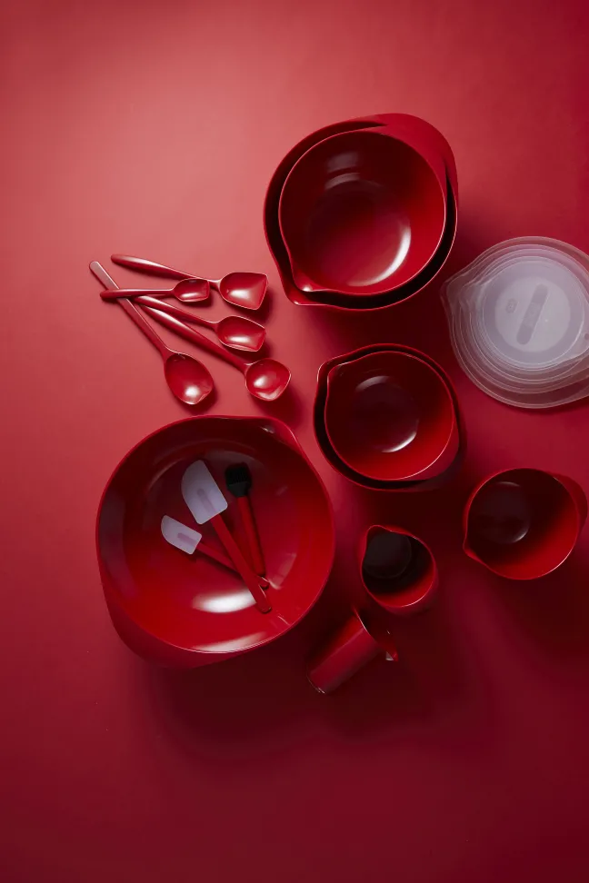 Rosti Backpinsel Classic Silikon Rot