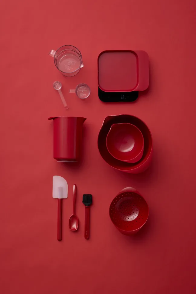 Rosti Backpinsel Classic Silikon Rot