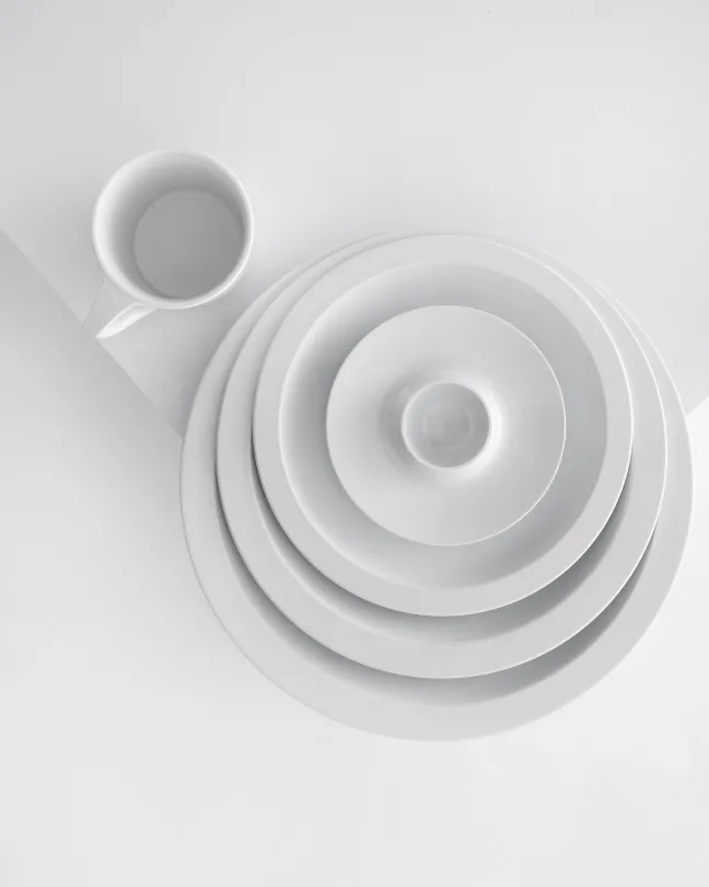 Rosti Dessertteller Hamlet 18 cm Weiss