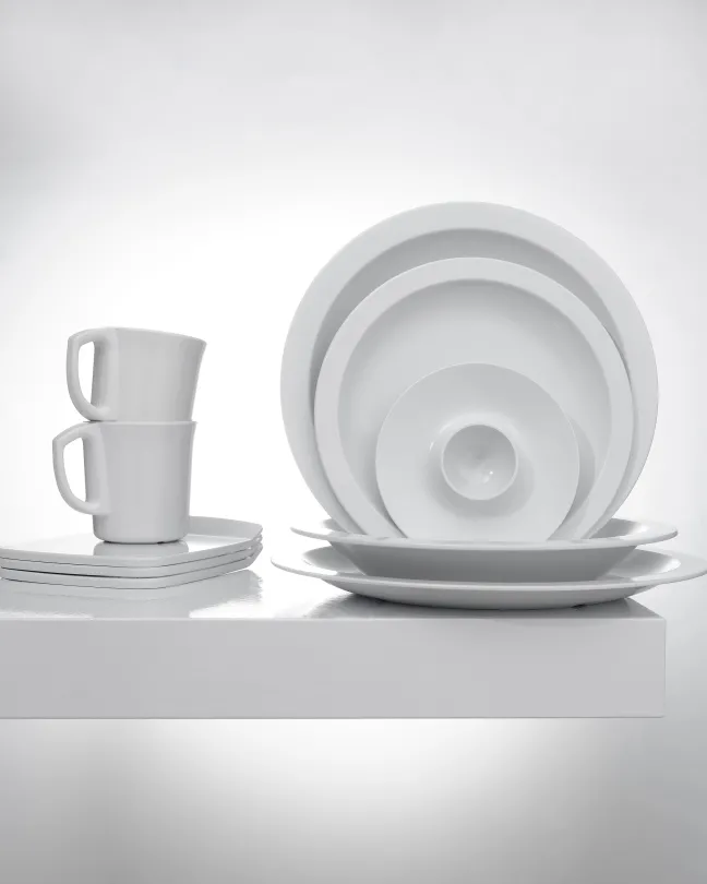 Rosti Dessertteller Hamlet 18 cm Weiss