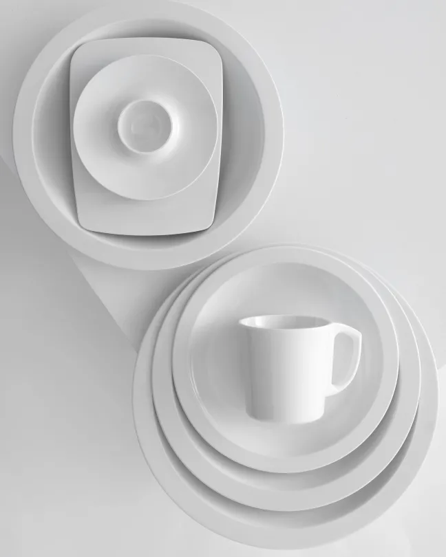 Rosti Dessertteller Hamlet 18 cm Weiss