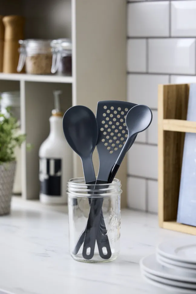 Rosti Küchenhelferset 1 Optima 3 Teile Schwarz Nylon