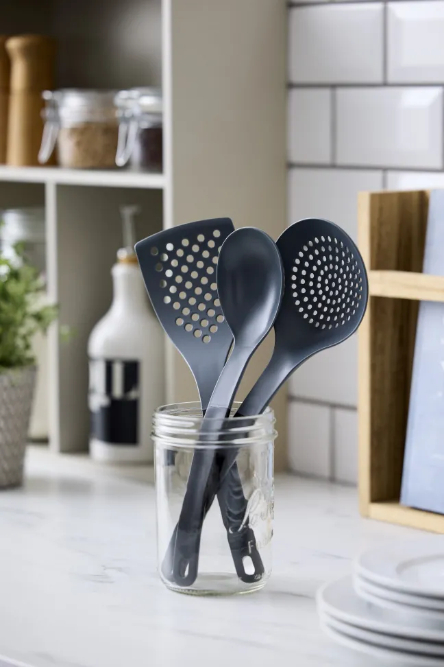 Rosti Küchenhelferset 2 Optima 3 Teile Schwarz Nylon