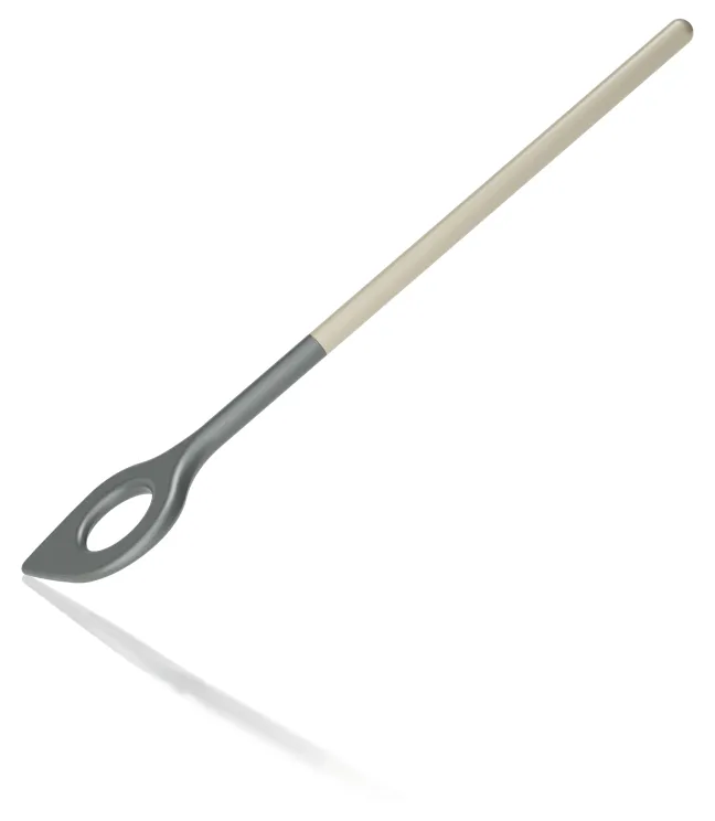 Rosti Kochlöffel mit Loch Optima 31 x 5,5 x 1 cm Humus Nylon