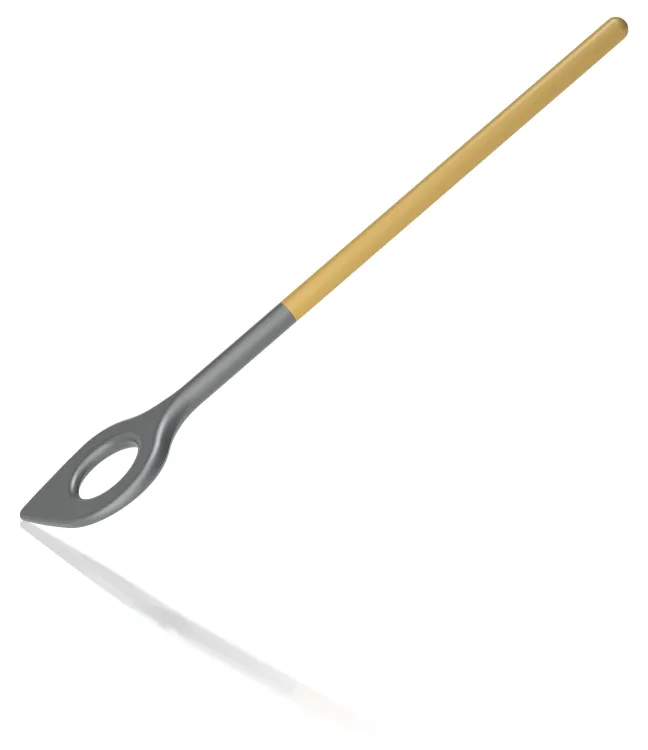 Rosti Kochlöffel mit Loch Optima 31 x 5,5 x 1 cm Curry Nylon
