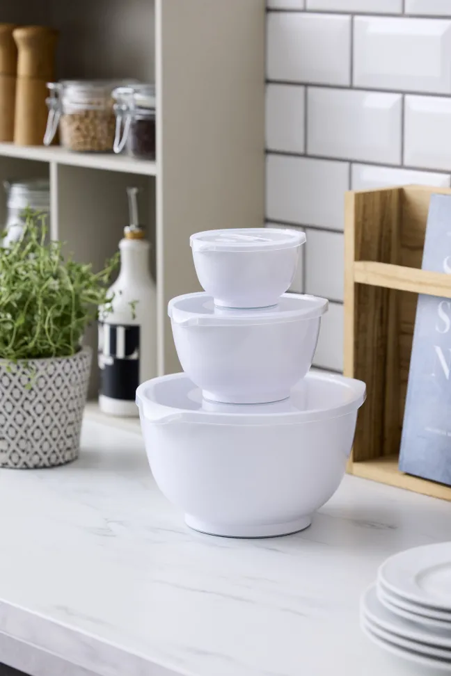 Rosti Margrethe 3er-Set Durostima® 0,25 + 0,75 + 3 L Weiß