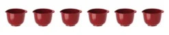 Rosti Margrethe Mini Bowl 6er-Set 25 ml Rot Sale