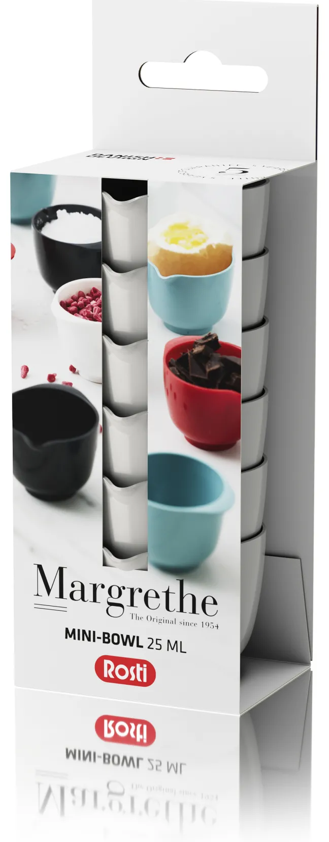 Rosti Margrethe Mini Bowl 6er-Set 25 ml Weiß