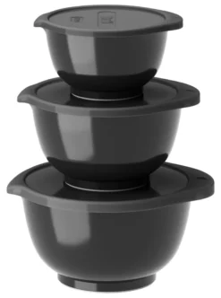 Rosti Margrethe Mini-Schüssel-3er-Set Durostima® 0,25 + 0,5 + 0,75 L Black
