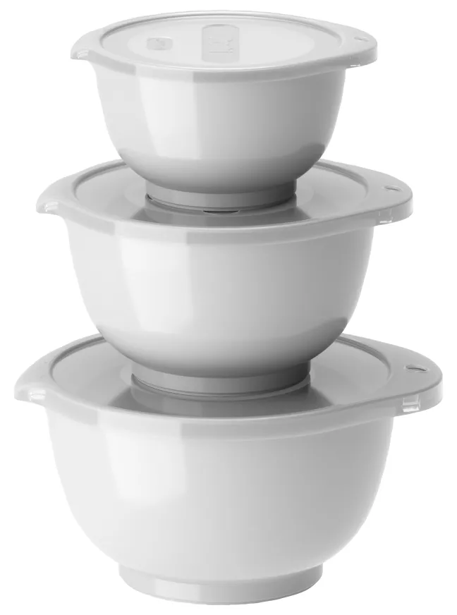 Rosti Margrethe Mini-Schüssel-3er-Set Durostima® 0,25 + 0,5 + 0,75 L Weiß