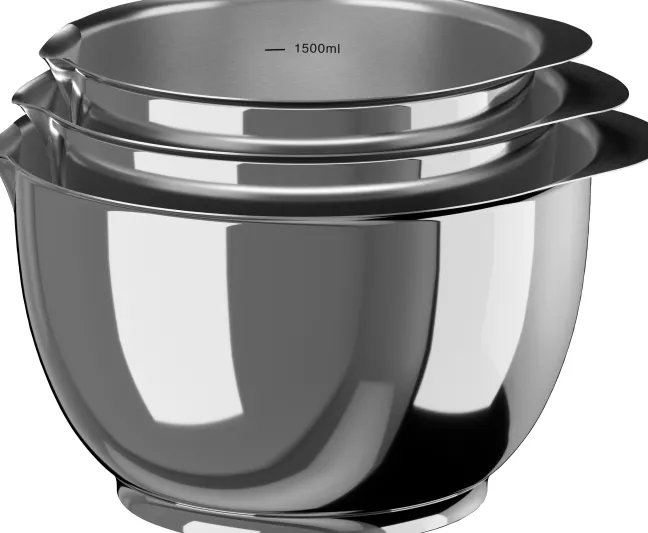 Rosti Margrethe Schüssel 3er-Set 1,5L + 2L + 3L Edelstahl