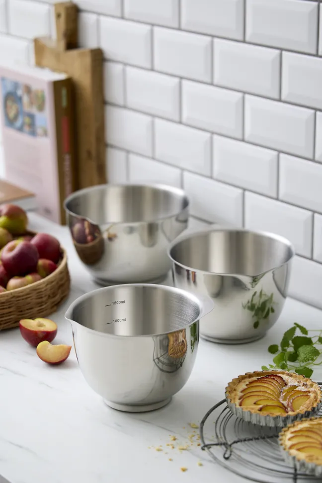 Rosti Margrethe Schüssel 2er-Set 1,5L + 3L Edelstahl