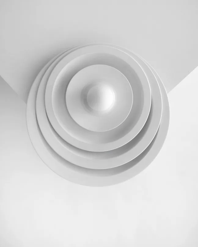 Rosti Speiseteller Hamlet 24,5 cm Weiss