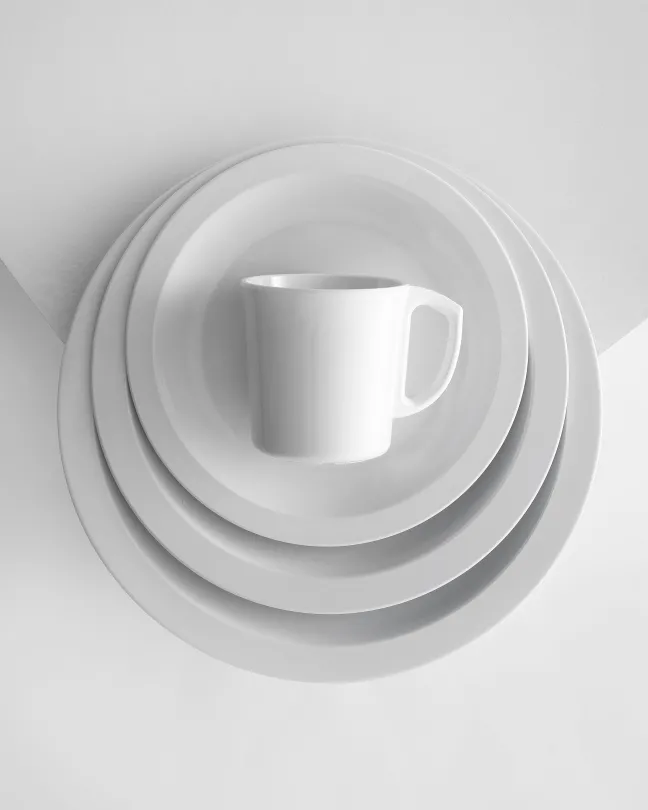 Rosti Speiseteller Hamlet 24,5 cm Weiss