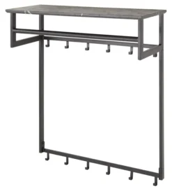 Rubjerg Design Garderobe Stab 12 Haken Melamin Melamin