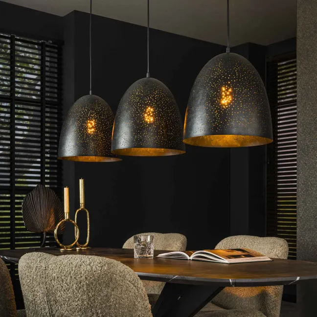 Rubjerg Design Hängelampe Kosmos 3 Leuchten Charcoal