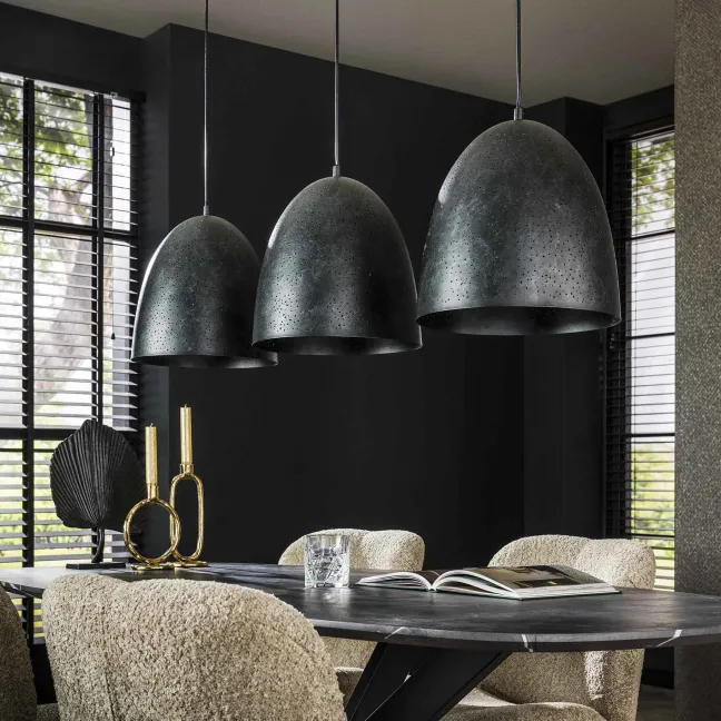 Rubjerg Design Hängelampe Kosmos 3 Leuchten Charcoal
