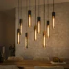 Rubjerg Design Hängelampe Tube 9 Leuchten Metall Artic schwarz