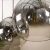 Rubjerg Design Hängeleuchte Bubble shaded 3 Leuchten Rauchglas altsilber