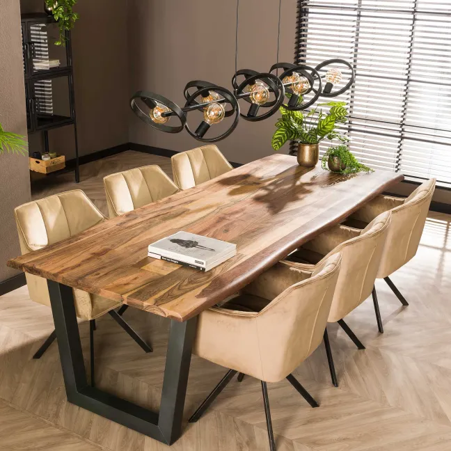 Rubjerg Design Hängeleuchte Hover 8 Leuchten Metall schwarz