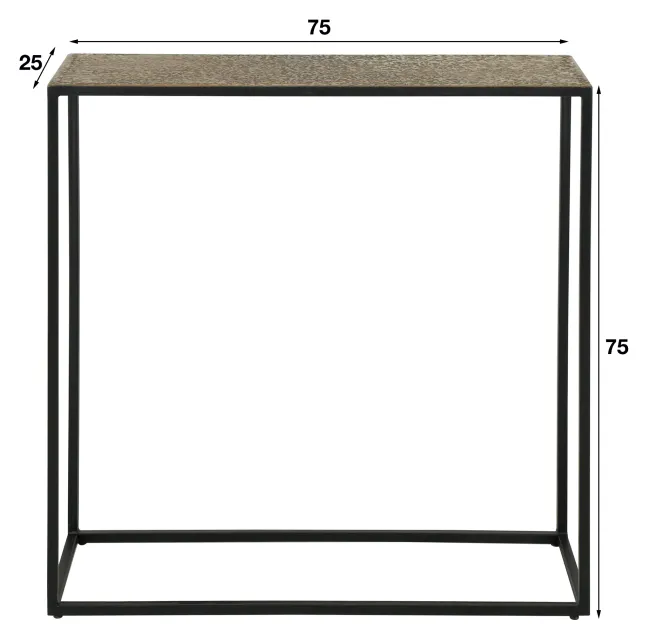 Rubjerg Design Konsolentisch Iron Eisen Bronze
