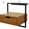 Rubjerg Design Nachttisch Air Metall/Akazie massiv natur