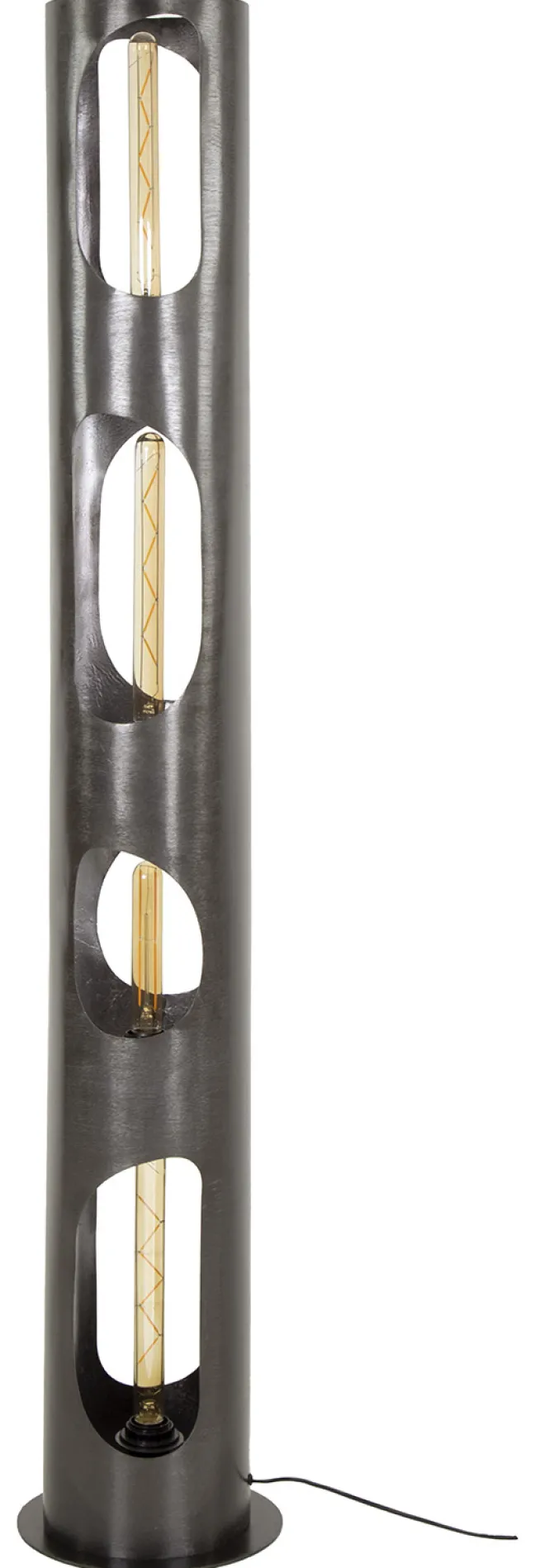 Rubjerg Design Stehlampe Ø20cm Organic Zylinder XL Schwarz Nickel