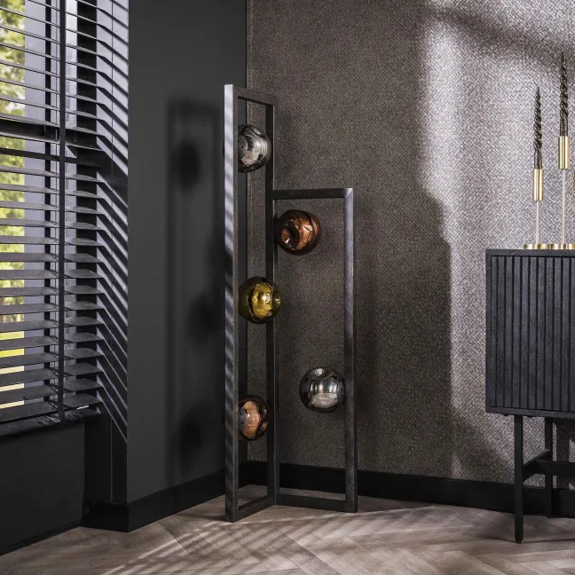 Rubjerg Design Stehlampe Stellar 5 Leuchten Artic schwarz
