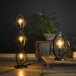 Rubjerg Design Tischleuchte Turn around Metall schwarz