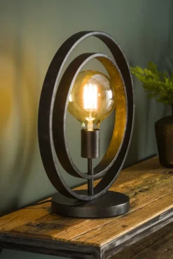 Rubjerg Design Tischleuchte Turn around Metall schwarz