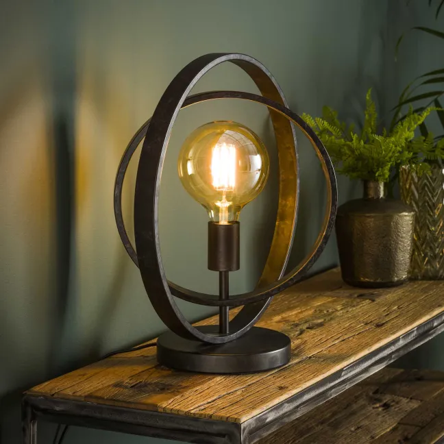 Rubjerg Design Tischleuchte Turn around Metall schwarz