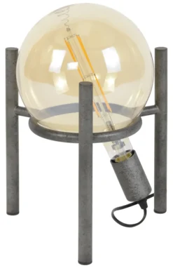 Rubjerg Design Tischleuchte Saturn 1 Leuchte Ø20cm Alt Silber Finish