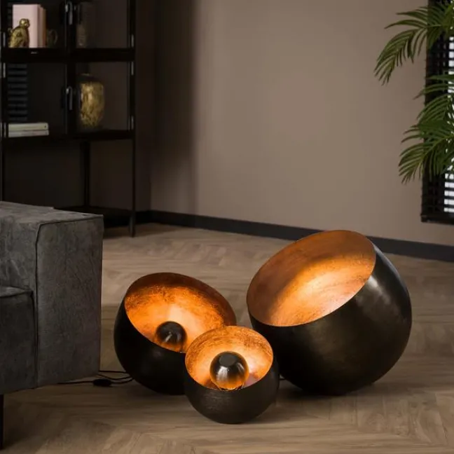 Rubjerg Design Tischleuchte Korb Ø36cm Metall schwarz nickel Sale