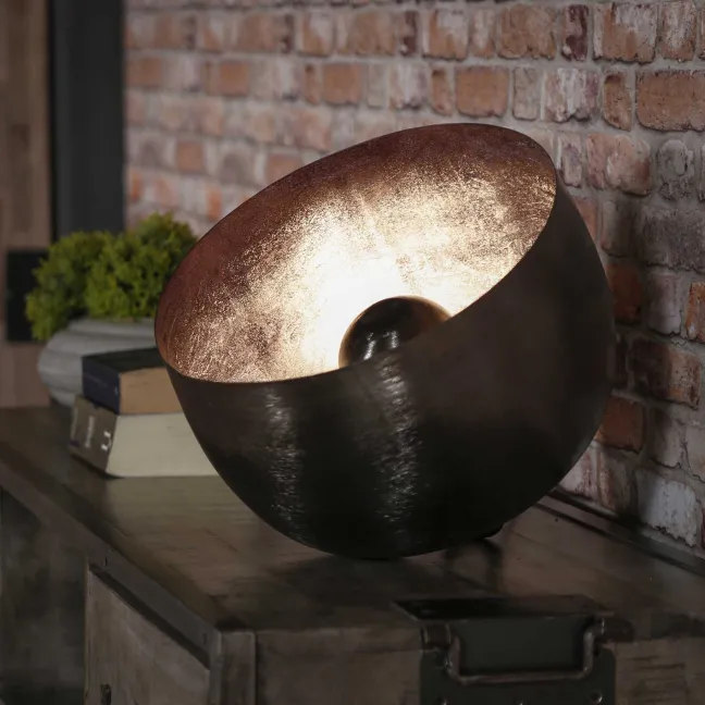 Rubjerg Design Tischleuchte Korb Ø36cm Metall schwarz nickel Sale
