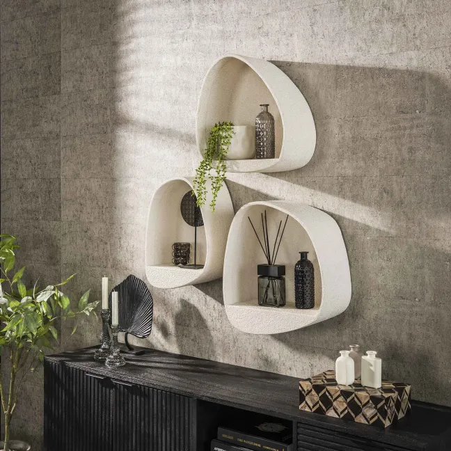 Rubjerg Design Wandregal Stone Dreieck Marmor