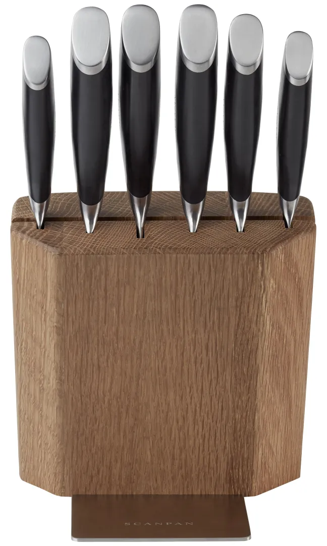 SCANPAN Classic Messerblock-Set 7-tlg,