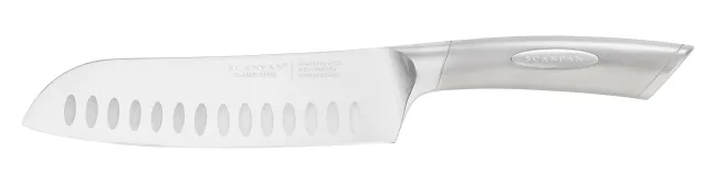 SCANPAN Classic Steel Santokumesser 18cm mit Kullenschliff Sale