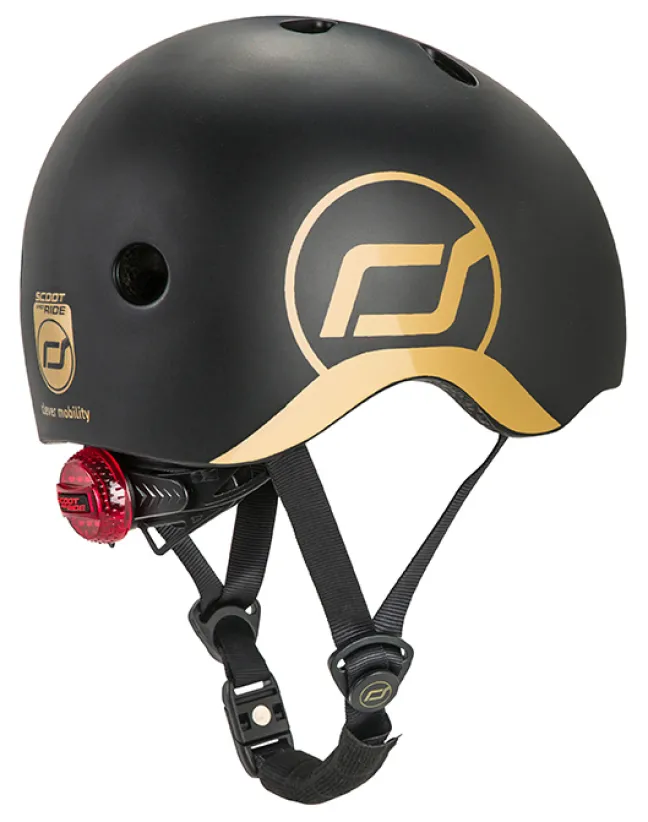 Scoot & Ride Helm S-M Limited Edition gold/black