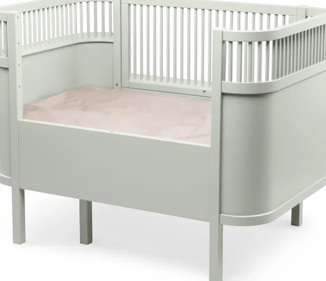 Sebra Baby- & Juniorbett mist green FSC™
