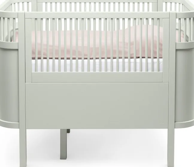 Sebra Baby- & Juniorbett mist green FSC™