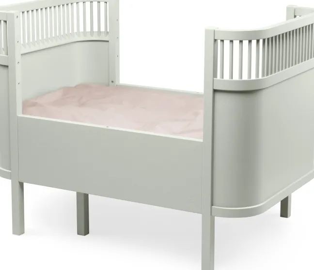 Sebra Baby- & Juniorbett mist green FSC™
