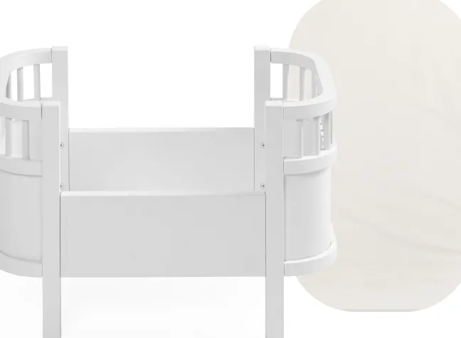Sebra Sebra Puppenbett inkl. Matratze FSC™ weiß