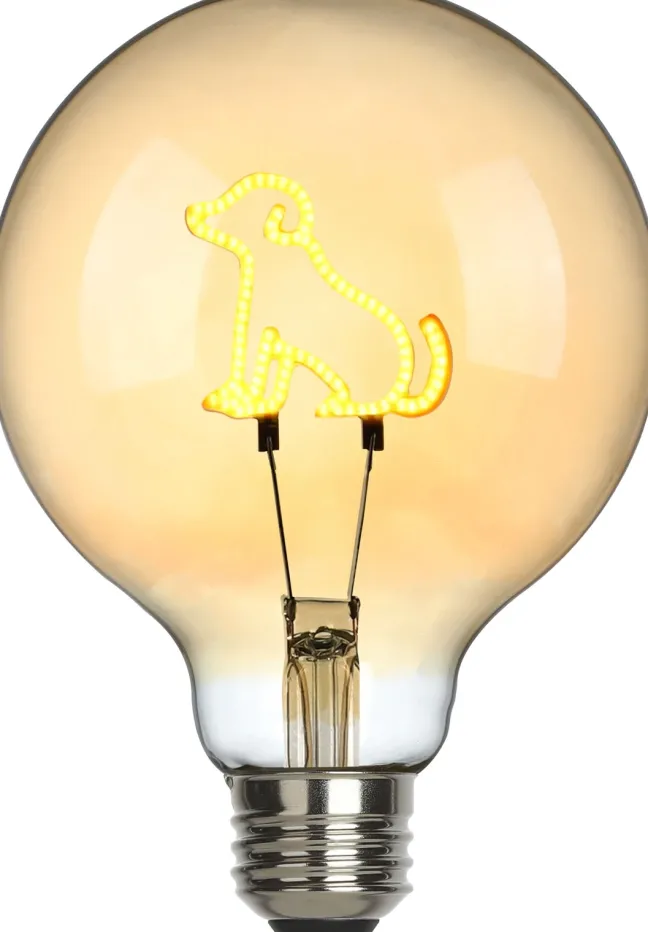 SOMPEX LED-Filament Leuchtmittel Hund Ø9,5cm