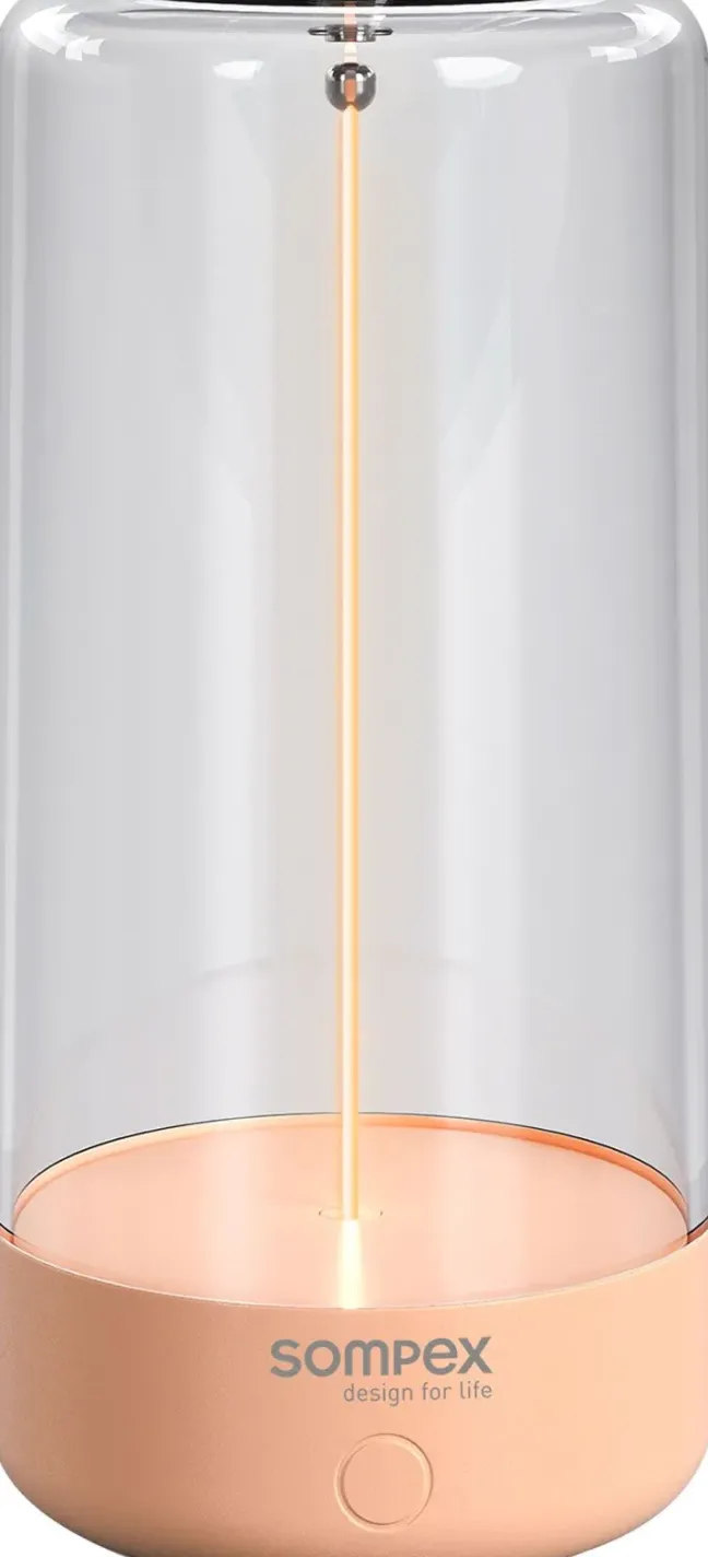 SOMPEX PULSE Akku-Tischleuchte apricot