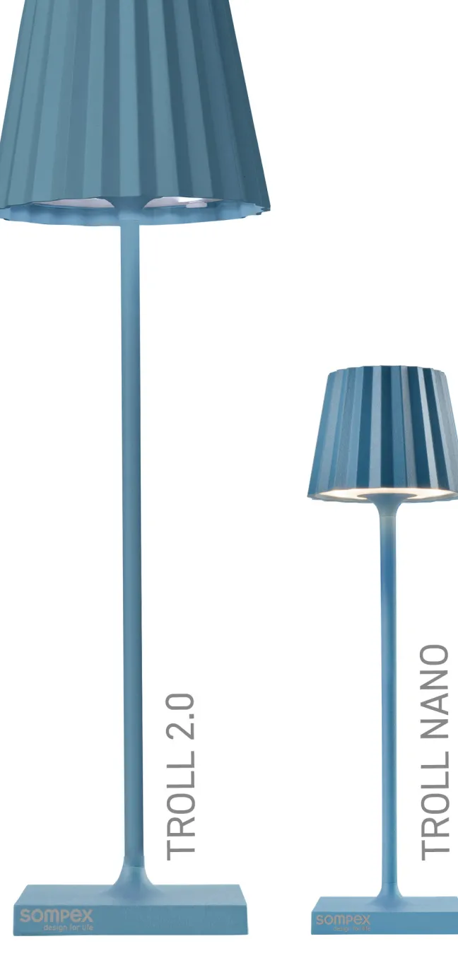 SOMPEX TROLL NANO Outdoorleuchte Blau