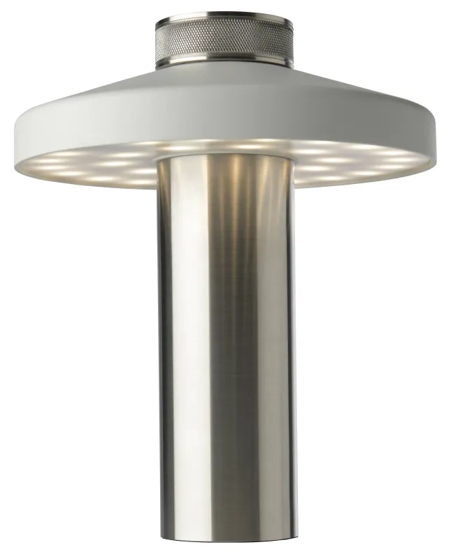 SOMPEX TURN Outdoorleuchte weiß/silber