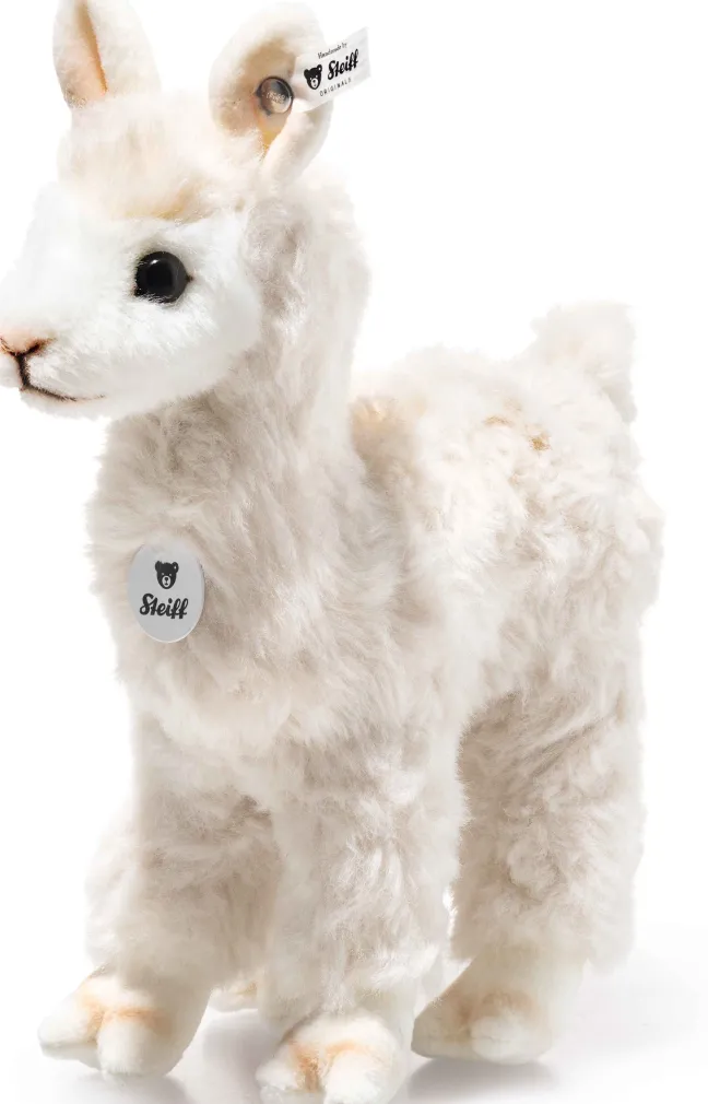 Steiff Cosy Alpaka 18cm creme stehend