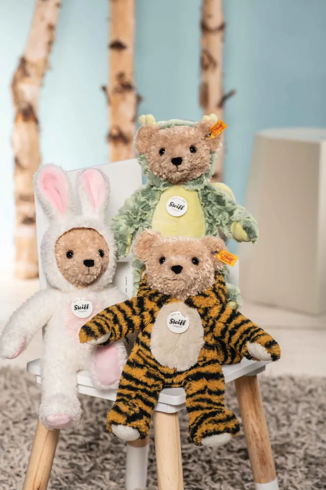 Steiff Hoodie-Teddybär Hase 27cm weiß 114052