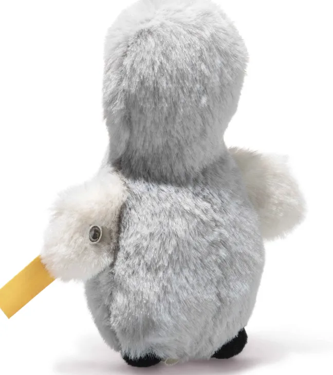 Steiff Lio Pinguin Greifling mit Rassel 11cm grau/weiß