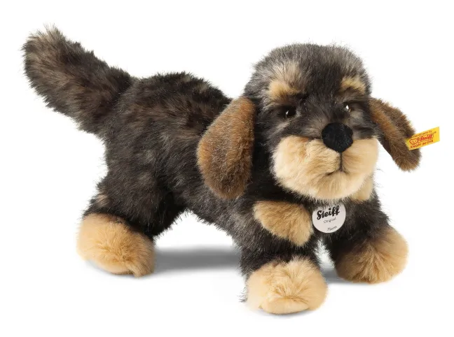 Steiff Moritz Rauhaardackel 30cm dunkelgrau 76985